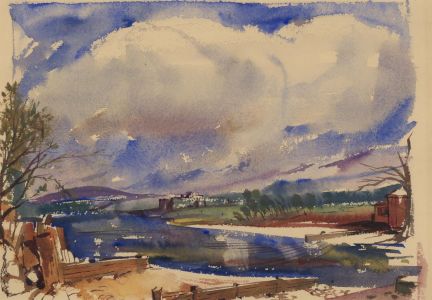 Clifford H. Thompson (1926-2017) - Set of Three Watercolour, Vibrant Landscapes
