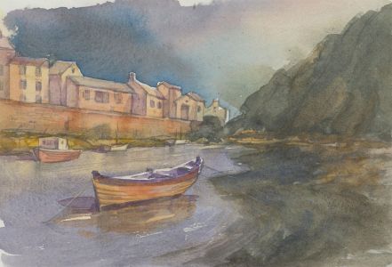 Clifford H. Thompson (1926-2017) - Set of Four 2011 Watercolour, Harbour Scenes