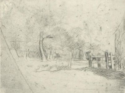 Roland Batchelor RWS (1889-1990) - Mid 20th Century Etching, Miniature Landscape