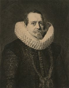Charles-Albert Waltner - Early 20th Century Etching, Jean Charles de Cordes