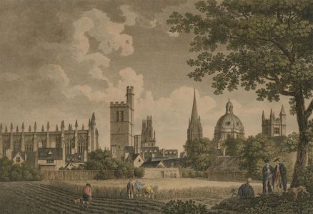 Edward Rooker (1712-1774) after M.A. Rooker - 1775 Engraving, Oxford View