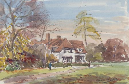 John A. Case - Three 20th Century Watercolour & Graphite Drawings