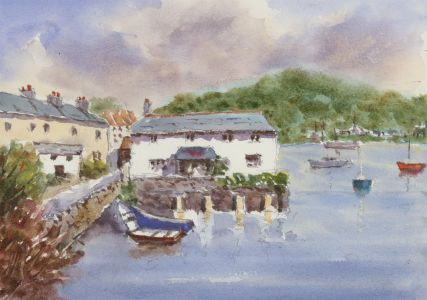 John A. Case - 20th Century Watercolour, Bristol Harbour