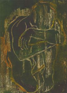 20th Century Mixed Media - Autumnal Abstract Composition