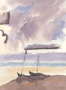 John A. Case - Two 20th Centruy Watercolours, Coastal Studies