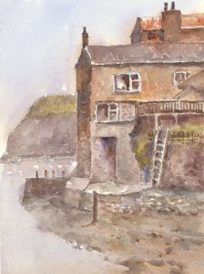 John A. Case - A Pair of Contemporary Watercolours, Fishing Cottage