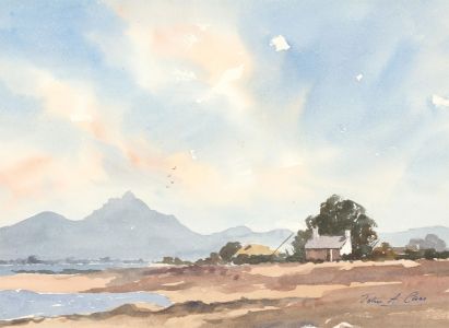 John A. Case - Contemporary Watercolour, Rockside Croft
