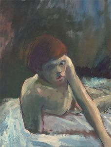 John Cherrington (1931-2015) - 20th Century Oil, Reclining Male Nude