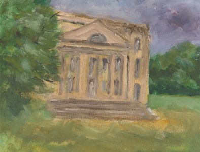 John A. Case - Contemporary Oil, Architectural Study