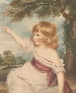 Sydney E. Wilson after Joshua Reynolds - 1910 Mezzotint, Master Hare