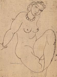 Zygmunt Turkiewicz (1913-1973)  - Signed Mid 20th Century Monotype, Seated Nude