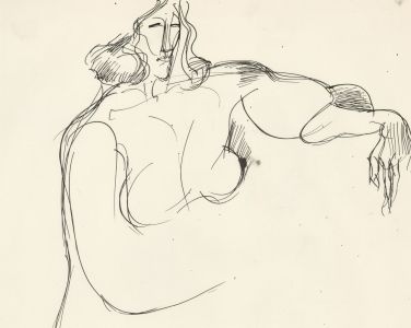 A. Mendes - 20th Century Pen and Ink Drawing, Various Life Studies