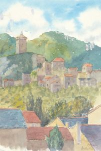 Audrey Reddy - Contemporary Watercolour, Ardeche, France