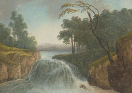 A Pair of Early 19th Century Miniature Watercolours - River Landscapes