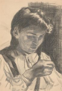 Russian School - Three 1957 Graphite Drawings - Figurative Studies