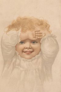 Fine Late 19th Century Watercolour - Portrait of a Infant II