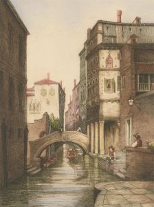 A. Dupont - Early 20th Century Etching, Titian's House