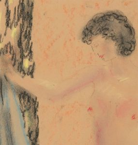 Arthur Kitching (1912-1981) - Mid 20th Century Pastel, Female Study