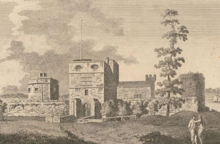 J. Bonner - 1783 Etching, Upnor Castle, Kent