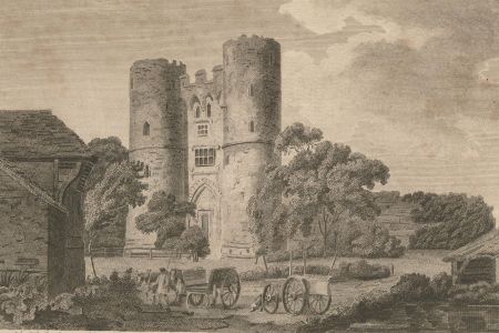 J. Bailey after J. Moore - 1798 Engraving, Saltwood Castle, Sussex