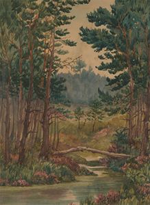Late 19th Century Watercolour - The Forest River