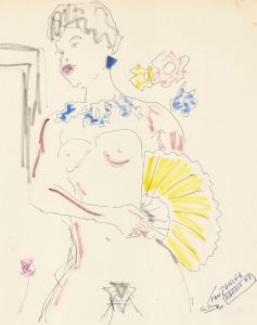 Anthony Barnard Harris (b.1939) - Set of Two 1982 Pen and Ink Drawings, Dancers