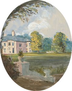 Late 19th Century Watercolour - Manor House & Gardens