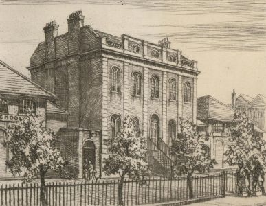 Cyril Henry Barraud (1877-1965) - 1938 Etching, Borough Rd Training College