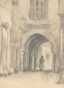 T.R.H. Blake - c.1923 Sketchbook, Studies of Tunis