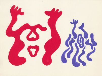 Arthur Mitson - Mid 20th Century Gouache, Surreal Nightmares