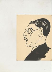 Arthur Mitson - Mid 20th Century India Ink, The Vampire