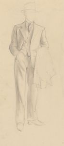 Clifford H. Thompson (1926-2017) - 1920 Graphite Drawing, Portrait Studies