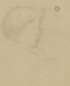 Frank Griffith (1889-1979) - Early 20th Century Graphite Drawing, Portrait of MB