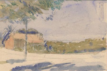 Frank Griffith (1889-1979) - Early 20th Century Watercolour, Summer Street