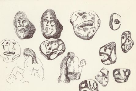Arthur Mitson - Five 20th Century Pen and Ink Drawings, Creatures