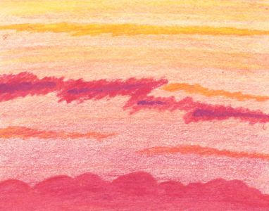 Arthur Mitson - 1993 Coloured Pencil, Days Ending