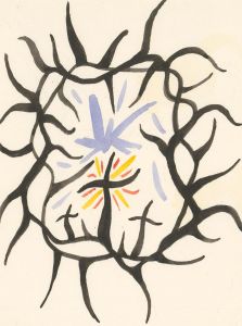 Arthur Mitson - 1991 Watercolour, Abstract Form