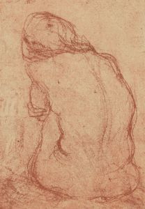 Ronald Olley (b.1923) - c. 2000 Etching, Sitting Nude