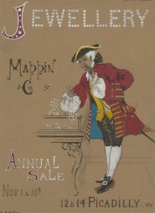 Stanley Ashton - Early 20th Century Gouache, Poster Design for Mappin & Co.