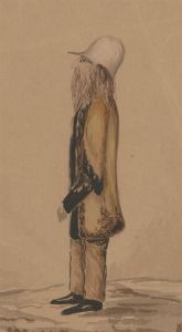 1851 Watercolour - Sir Charles Napier upon his return from India