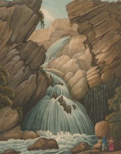 J.C.A. Marston - 1849 Watercolour, Source of the River Aire, Malham, Yorkshire