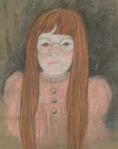 Audrey Pardoe - 1990 Pastel, Portrait of Amanda