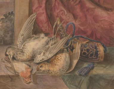 Late 19th Century Watercolour - Still Life, Birds