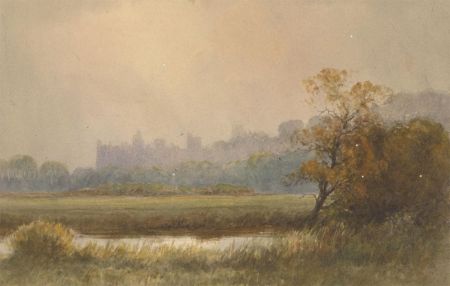 Charles Edward Hannaford RBA (1863-1955) - Watercolour, Windsor Castle