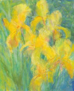 John Ivor Stewart PPPS (1936-2018) - Contemporary Pastel, Daffodils
