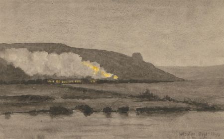 R.J.G - 1894 Watercolour, Wooler