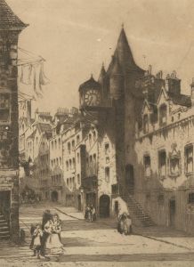 Late 19th Century Etching - Edinburgh, The Tolbooth