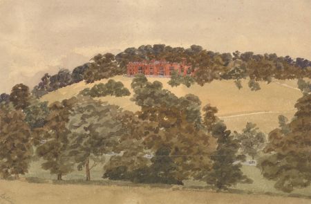 1864 Watercolour - Latimer House