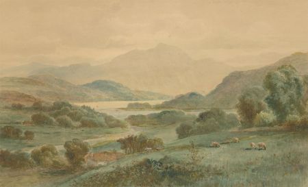 Ralph Morley (fl.1870-1900) - Late 19th Century Watercolour, Ben Venue