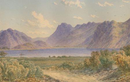 William Taylor Longmire (1841-1914) - 1897 Watercolour, Ennerdale Lake